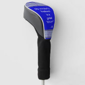 "Mein tolles Ehemann" Golf Head Cover Headcover (angewinkelt)