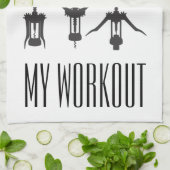 Mein Trainings-Wein windt Geschirrtuch (Gefaltet)