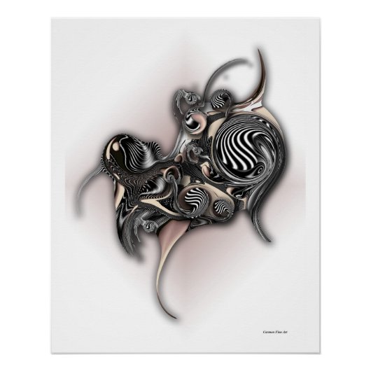 "Mein Transcendentales Material", glänzendes Poste Poster (Vorderseite)