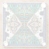 Mein Traum gestalten Glasuntersetzer (Rückseite)