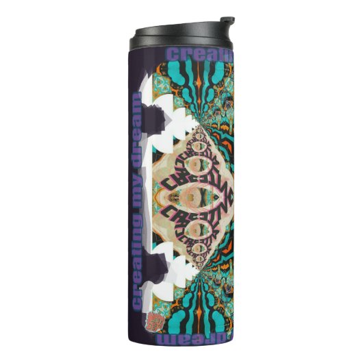 Mein Traum gestalten Thermosbecher (Nach links gedreht)