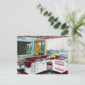 Mein Traum Küche Postkarte (Stehend Vorderseite)