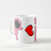 Mein Traumastronut Einfache klassische Minimalisti Kaffeetasse (Vorderseite Links)