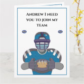 Mein Trauzeuge Einladung Hochzeit (Gelbe Blume)