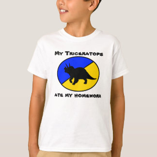Mein Triceratops aß meine Hausaufgaben T-Shirt