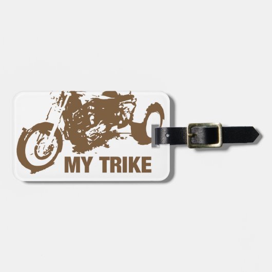 mein trike meine Regeln Gepäckanhänger (Vorderseite horizontal)