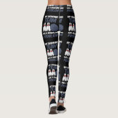 Mein Trinkteam hat ein Bowling-Problem Leggings (Rückseite)