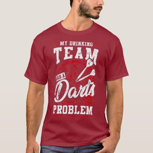 Mein Trinkteam hat ein dunkles Problem. T-Shirt (Vorderseite)