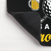 Mein Trinkteam hat ein Golfproblem Golfen  Mousepad (Ecke)