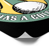 Mein Trinkteam hat ein Golfproblem Lustiger Golf Poster (Ecke)