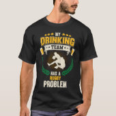 Mein Trinkteam hat ein Rugby-Problem T-Shirt (Vorderseite)