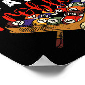 Mein Trinkteam hat Pool Problem Snooker Billiard Poster (Ecke)