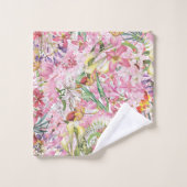 Mein tropischer, farbenfroher Garten mit exotische Badhandtuch Set (Waschlappen)