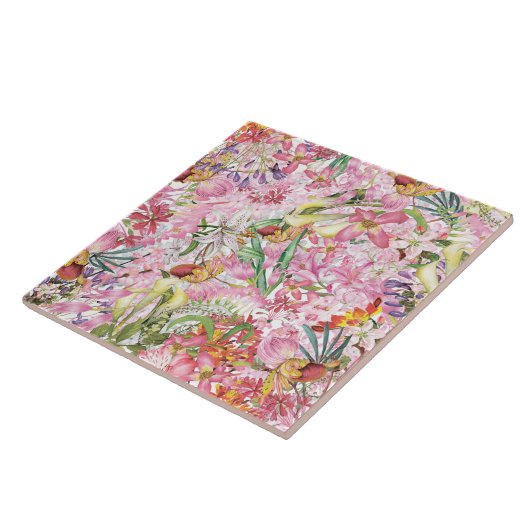 Mein tropischer, farbenfroher Garten mit exotische Fliese (Seite)