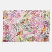 Mein tropischer, farbenfroher Garten mit exotische Geschirrtuch (Horizontal)