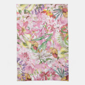 Mein tropischer, farbenfroher Garten mit exotische Geschirrtuch (Vertikal)