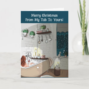 MEIN TUB ZU IHRER CHRISTMAS-KARTE KARTE