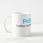 Mein Twitter-T-Shirt - Trinkbehälter Kaffeetasse (Links)