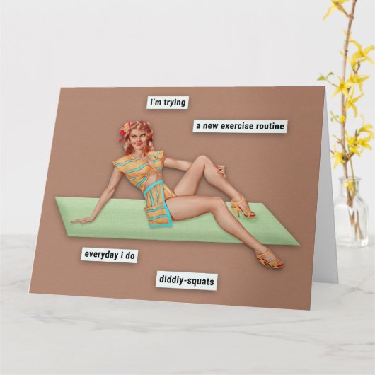 Mein Übungsablauf Karte (Gelbe Blume)