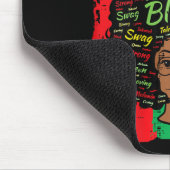 Mein Unabhängigkeitstag Afro Frauen Mädchen Kinder Mousepad (Ecke)