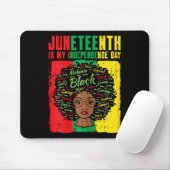 Mein Unabhängigkeitstag Afro Frauen Mädchen Kinder Mousepad (Mit Mouse)