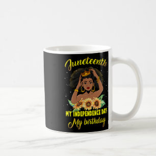 Mein Unabhängigkeitstag Mein Geburtstag Schwarze K Kaffeetasse