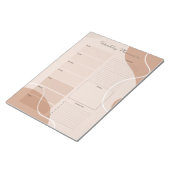 Mein unbedruckter Wochenplaner Notizblock (angewinkelt)