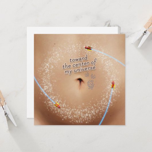 Mein Universum Karte (Vorderseite/Rückseite Beispiel)