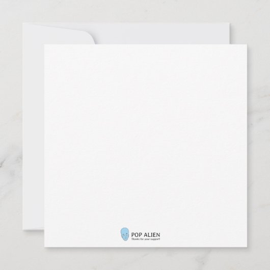 Mein Universum Karte (Rückseite)