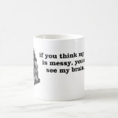 Mein unordentliches Büro Kaffeetasse (Mittel)