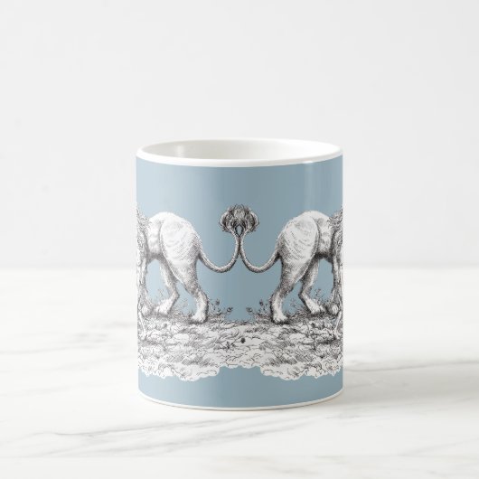 Mein unsichtbarer Begleiter Kaffeetasse (Mittel)