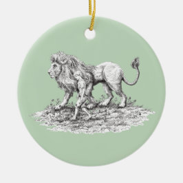 Mein unsichtbarer Begleiter Keramik Ornament