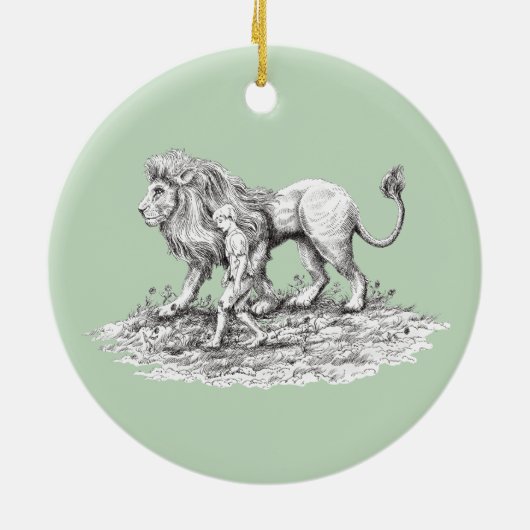 Mein unsichtbarer Begleiter Keramik Ornament (Hinten)