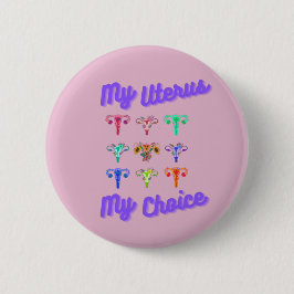 Mein Uterus-Knopf Button