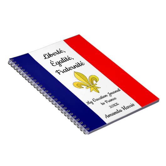 Mein Vacation Journal nach Frankreich Notizblock (Rechte Seite)