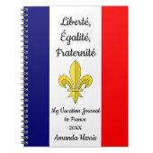 Mein Vacation Journal nach Frankreich Notizblock (Vorderseite)