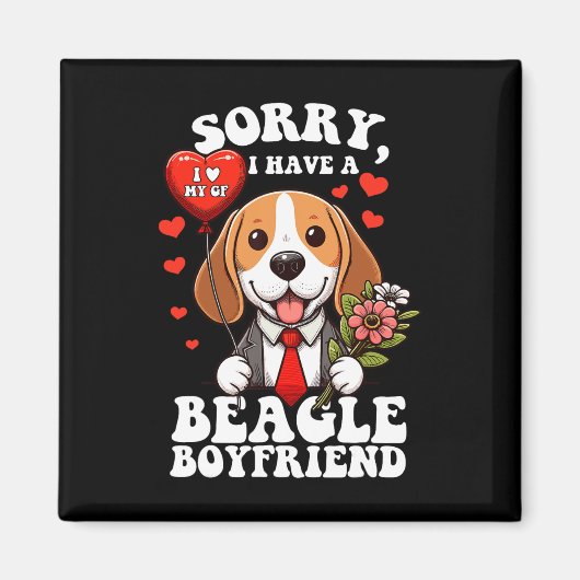 Mein Valentin hat eine Walentine mit einem Walenti Magnet (Vorne)