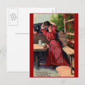 Mein Valentine Feiertagspostkarte (Vorne/Hinten)