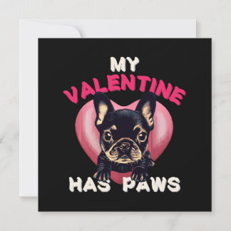 Mein Valentine hat Paws Hundeliebhaber