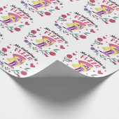 Mein Valentine ist Pizza-Einladung Geschenkpapier (Ecke)