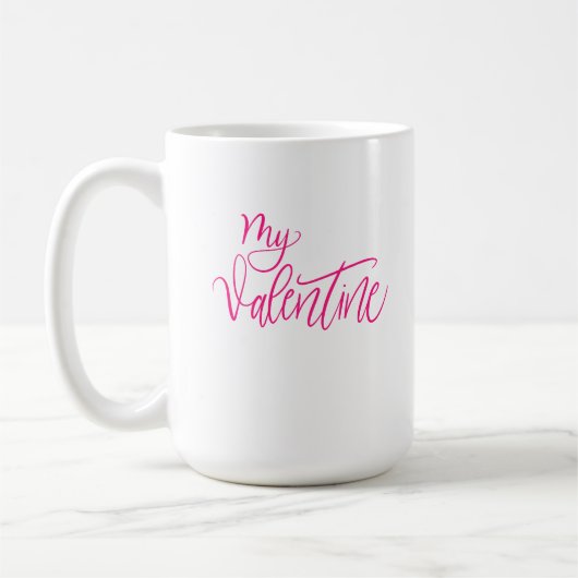 Mein Valentine Kaffeetasse (Links)