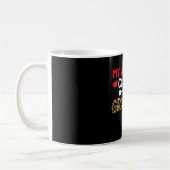 Mein Valentine nennt mich Oma Leopard Buffalo Kaffeetasse (Links)
