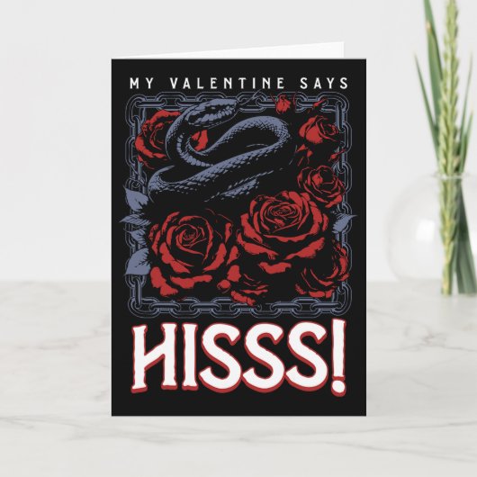 Mein Valentine sagt5 Karte (Vorderseite)