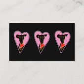 Mein Valentine Visitenkarte (Rückseite)