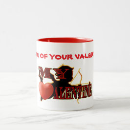 MEIN VALENTINE ZWEIFARBIGE TASSE