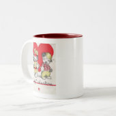 Mein Valentine Zweifarbige Tasse (Vorderseite Links)