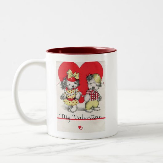 Mein Valentine Zweifarbige Tasse (Links)