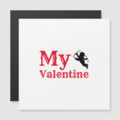 Mein Valentiner Roter Kalligrafie-Pfeil Magnetkarte (Vorne/Hinten)
