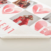 Mein Valentiner Wasserfarbenherz Fotomaterial Sherpadecke (3/4)