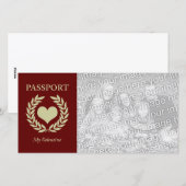 mein Valentinpass Feiertagskarte (Vorne/Hinten)